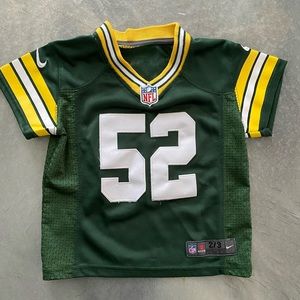EUC Nike Green Bay Packers Clay Matthews Jersey